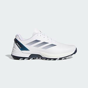 adidas Men's Adizero ZG Spikeless Golf Shoes (Cloud White / Collegiate Navy / Zero Metalic) $61.2