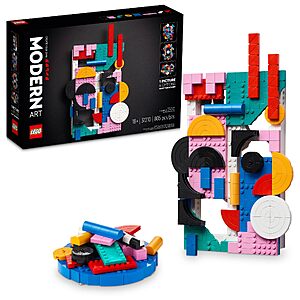 805 Pcs LEGO Art Modern Art 31210 Build & Display Home Décor Abstract Wall Art Kit at Amazon $49.99