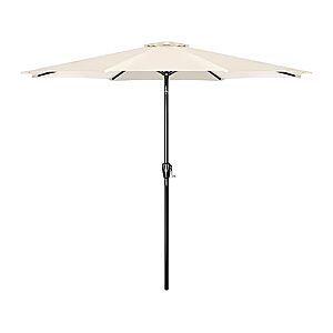 $39.99: Simple Deluxe 2 Pack 9' Patio Outdoor Table Market Yard Umbrella with Push Button Tilt/Crank at Woot!