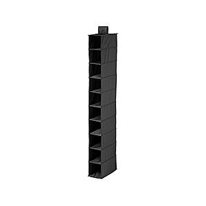$6.03: Honey-Can-Do 10-Shelf Hanging Shoe Organizer, Black at Woot!