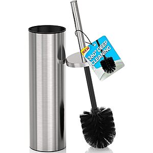 DOWRY Toilet Bowl Brush and Holder for Bathroom $11.99 AC