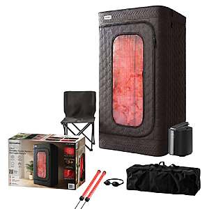 Homedics 2-in-1 Portable Steam Sauna + Red Light Wands $199.99 Free Shipping Costco.com