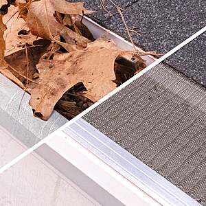EasyOn Gutter Guard from $44.99 Various Sizes free shipping Costco.com
