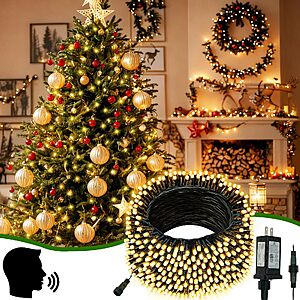 Amazon - BOSSERN 200-LED Christmas Tree Lights $9.99-$22.99 w/ Code