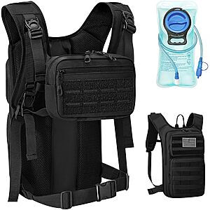 Amazon - Koculemi Tactical Hydration Backpack w/ 2L Bladder $23.99 w/ Code