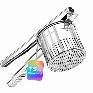 Amazon - Livilord 15-Oz Stainless Steel Potato Ricer $16.19 w/ Code