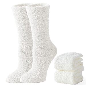 Amazon - BONANGEL Women's Fuzzy Socks $4.99 w/ Code