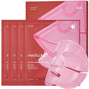4-Pack medicube NAD EGF Firming Jelly Gel Masks $14.20