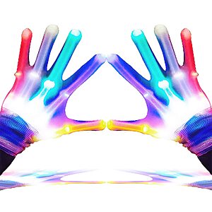 Amazon - GLEDLOVES LED Finger-Light Gloves for Kids $7.98 w/ Code