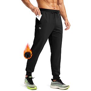 G Gradual Men's Fleece Jogger Sweatpants w/ Zipper Pockets (Various) $19.99 + Free Shipping w/ Prime or on $35+