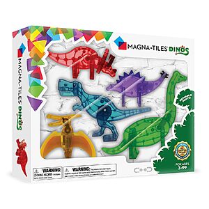 5-Piece Magna-Tiles Dinos Magnetic Set $25.57 + Free Shipping w/ Prime or on $35+