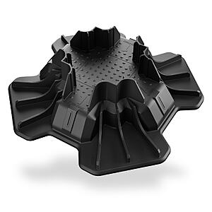 TuffBlock 2-1/2-in Black Plastic Deck support | TUFFB01 $9.68