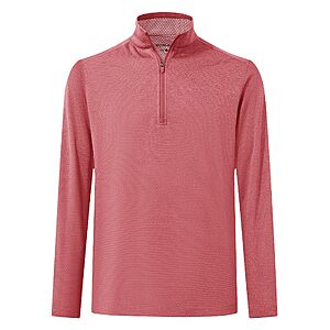 MICHEL ROUEN Mens Quarter Zip Pullover $16.47 AC