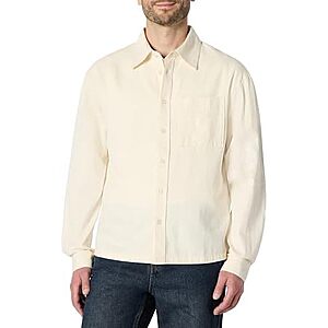 $4.37 to $5.02 Amazon Essentials Men's Modern Oversized-Fit Denim Button-Down Shirt (S and M only)
