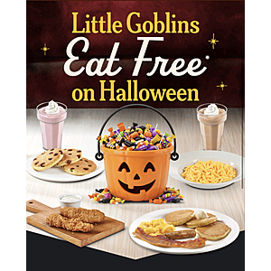 Dennys - free kids meal with purchase of an adult entree