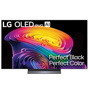 LG - 55" Class C6 OLED evo AI 4K Smart webOS TV with Perfect Black, Perfect Color and Brightness Booster (2026) $999.99