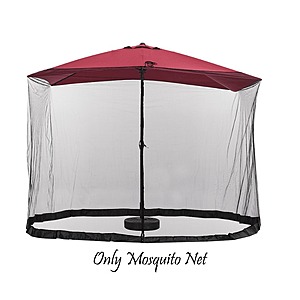 Ainfox 7.5-11 FT Patio Umbrella Mosquito Net (No Umbrella) $5.99 + Free Shipping