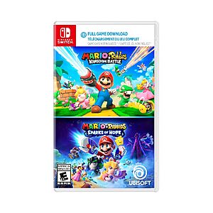 Mario + Rabbids Kingdom Battle & Sparks of Hope (Nintendo Switch, Code in a Box) - $14.99 @ Amazon