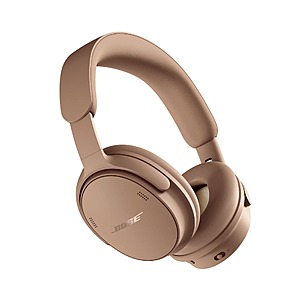 Bose - QuietComfort Headphones (2nd Gen) - Wireless, Over Ear, Active Noise Cancelling, Immersive Audio, USB-C Charging - Hazelnut Taupe