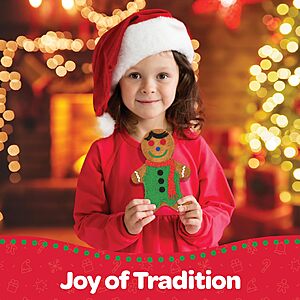 $18 AMAZON Gingerbread Cookie Kit [Set of 8] Cookie decorating kit: 2 Moms/Dads 2 Boys/Girls, Dog & Cat. Holiday Fun Activity for Kids