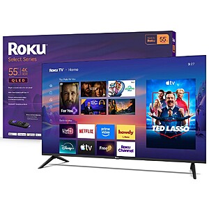 Target 11/5-11/7 only with 20% MILITARY DISCOUNT $207.99 Roku 55" Select Series 4K QLED HDR Smart Roku TV with Voice Remote