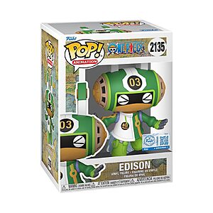 Funko POP! One Piece Edison Vinyl Figure (Amazon Exclusive) $4.28 + Free Shipping w/ Prime or on $35+
