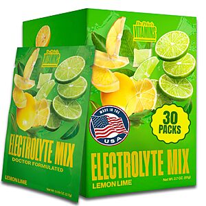 [S&S] Dr. Price's Electrolytes Powder, 30 Packets Oral Rehydration Support (Various Flavors) $16.19