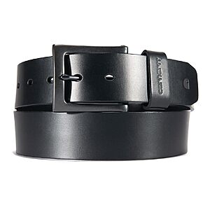 Carhartt Men's Burnished Leather Box Buckle Belt (Black, Select Sizes: 42, 44, 46) from $13.26 + Free Shipping w/ Prime or on $35+