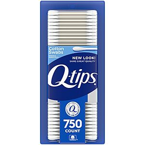 750-Count Q-tips Original Cotton Swabs $4.49 w/ S&S + Free Shipping w/ Prime or on $35+