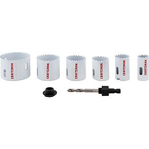 $34.98, FS, Lowe's, CRAFTSMAN Bi-metal Non-arbored Hole saw Set 7 -Piece