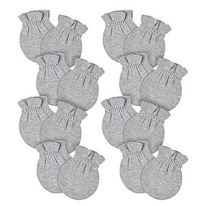 8-Pack Gerber Baby No Scratch Mittens (Gray Heather, Size 0-3 Months) $3.36 + Free Shipping w/ Prime or on $35+