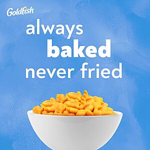 $1.42 S&S AMZ Goldfish Baby Cheddar Cheese Crackers, 7.2 Oz Bag