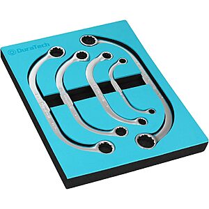 DURATECH Half Moon Box Wrench Set, SAE, 5-Piece, 5/16'' to 7/8'' $19.79