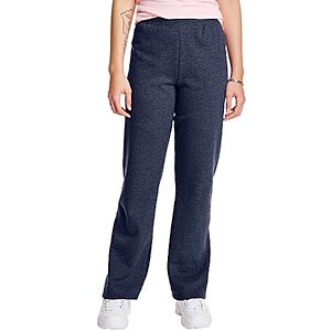 Hanes Women's EcoSmart Fleece Sweatpants (Navy Heather, S–XXL, Petite/Regular/Jogger) $5.96 + Free Shipping w/ Prime or on $35+