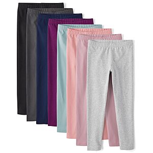 The Children's Place,Baby Girls,Assorted Solid Leggings,Solid Colors 8-Pack $36.38