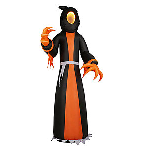 12' Reaper Design Halloween Inflatable Yard Decor w/ LED Lights $19.99 + Free Shipping on $35+