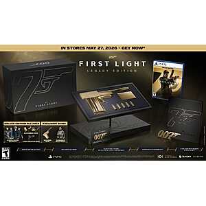 007 FIRST LIGHT - LEGACY EDITION - PlayStation 5 or Xbox Series X