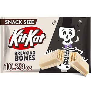 10.29-Oz Kit Kat Breaking Bones Vanilla Flavored Creme Wafer Halloween Candy (Snack Size) $2.88 + Free Shipping w/ Prime or on $35+