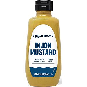 12-Oz Amazon Grocery Mustard (Honey, Horseradish or Dijon) $1.55 w/ S&S + Free Shipping w/ Prime or on $35+