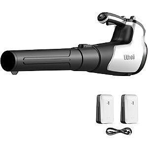Litheli 2x20V U20 2x4.0Ah Cordless Brushless Leaf Blower @ Litheli $129.99