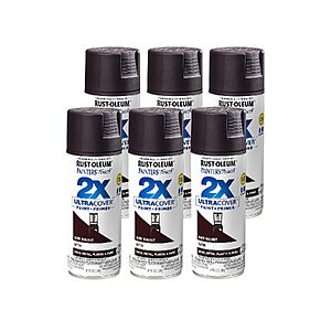 6-Pack 12-Oz Rust-Oleum Painter's Touch 2X Ultra Cover Satin Spray Paint (Dark Walnut) $17.81 + Free Shipping w/ Prime or on $35+