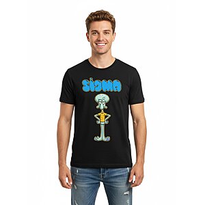 $4.91: SpongeBob SquarePants, Men's & Big Men's Graphic T-Shirt, Sigma, Sizes S-2XL at Walmart.com