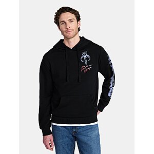 $10.23: The Mandalorian Men's and Big Men's Chromed Helmet Graphic Hoodie, Sizes XS-3XL at Walmart.com