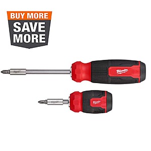 2-Piece Milwaukee Multi-Bit Driver Set $19.97 + Free Shipping
