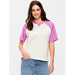 Old Navy Women's Vintage Crew-Neck Raglan T-Shirt (Various Colors) $2.97 + Free Store Pickup