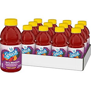 [SnS] $6.23 | 12-Pack 16-Oz V8 Splash Flavored Juice Beverage (Berry Blend) at Amazon