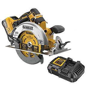 DEWALT XR 20-volt Max 7-1/4-in Brushless Cordless (8AH Battery Included and Charger Included) | DCS590WW1