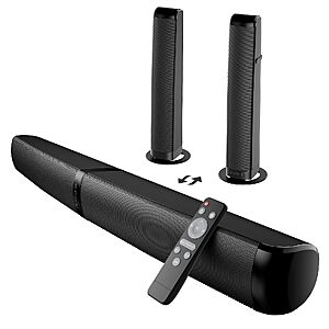 Woot: MZEIBO 90W Sound Bar for Smart TV 2-in-1 Home Theater Audio $39.99 + Free Shipping