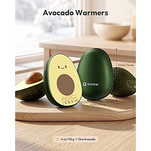 Candymore Gaiatop 2-Pack Magnetic Rechargeable Hand Warmers, Avocado for $8.99 (Reg. $19.99) + Free Shipping w/ Promo Code