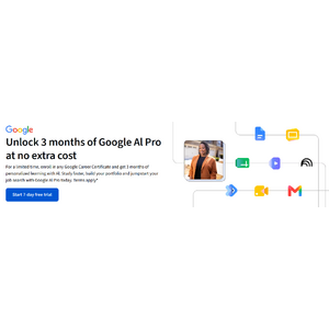 3 Months Free Google AI Pro with Coursera Paid $59.97
